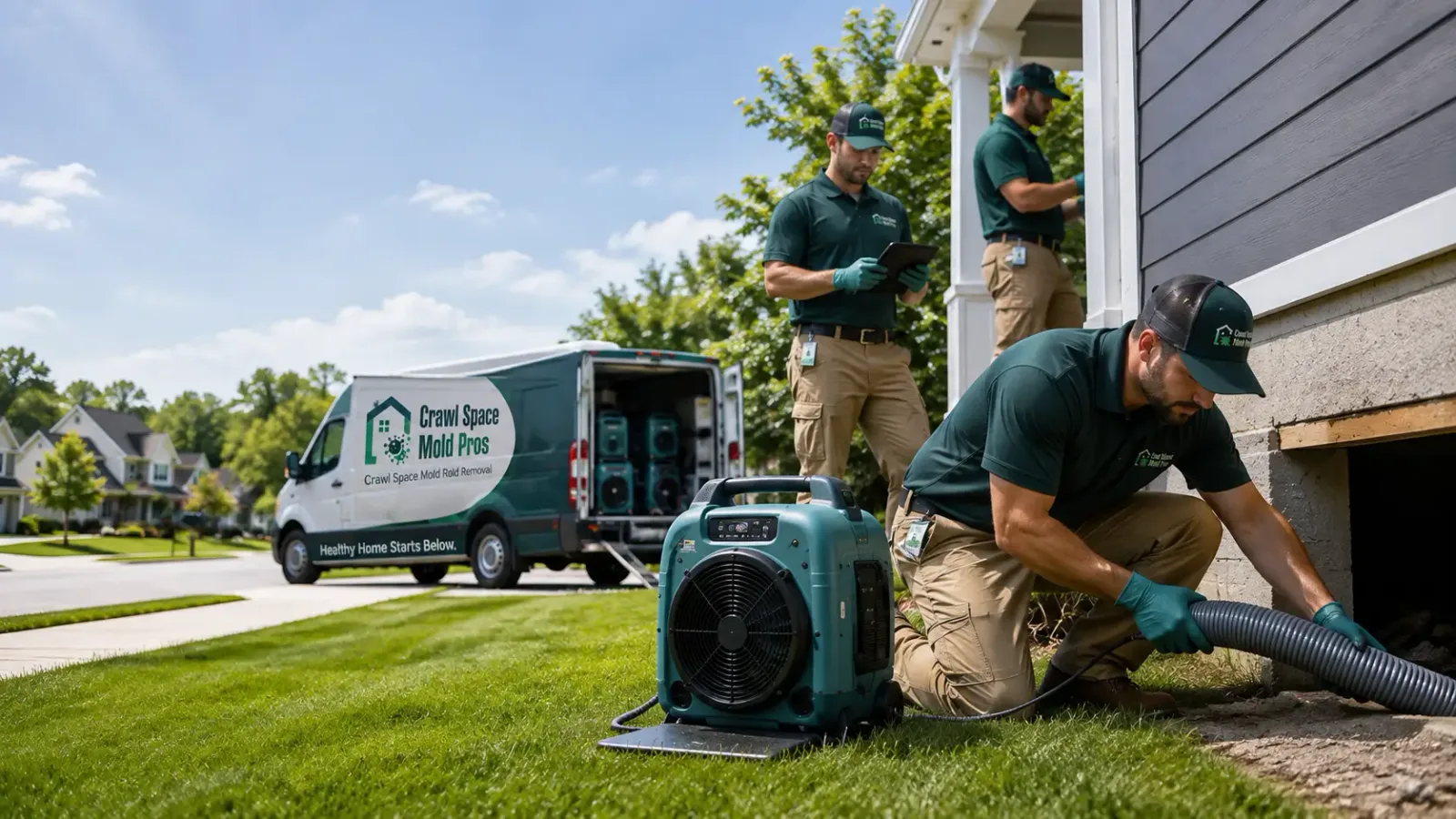 Crawl Space Mold Removal in Walnut, CA